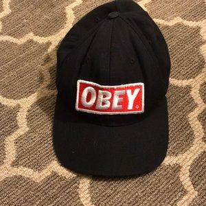 Black Obey hat